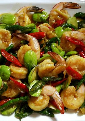 Foto resep UDANG PETE MASAK KECAP