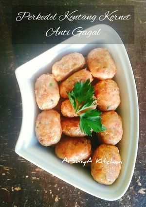 Foto resep Perkedel Kentang Kornet Anti Gagal