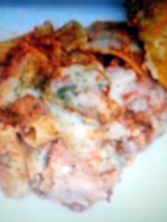 A picture of Lasagna Style Rigatoni Bake.