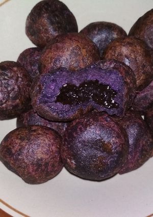 Foto resep Bola-bola ubi ungu