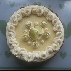 A picture of Chocolate Key Lime Pie.