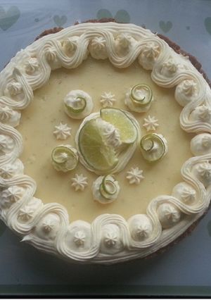 A picture of Chocolate Key Lime Pie.