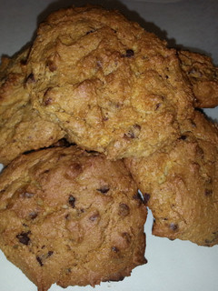 A picture of Chocolate Chips Cake Mix Cookies.