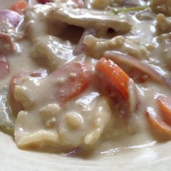 A picture of Creamy Chicken Noodle Soup.