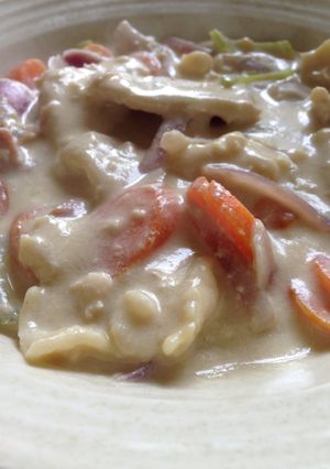 A picture of Creamy Chicken Noodle Soup.