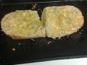 A picture of cheese garlic bread