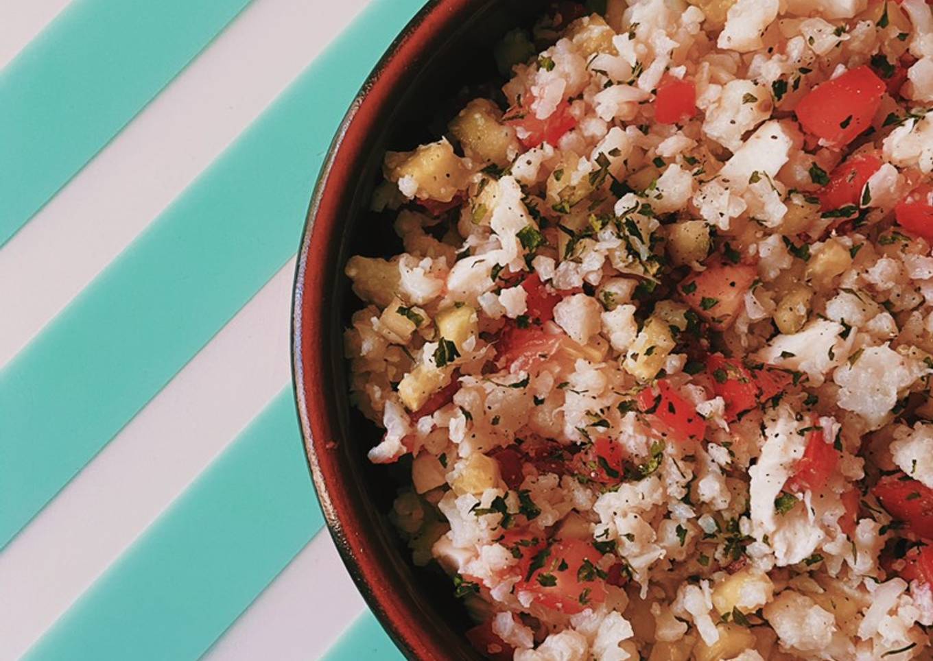 Recipe of Super Quick Homemade Taboulé de chou-fleur 🥒