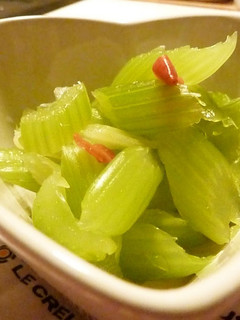 A picture of Easy Crunchy and Delicious! Pickled Celery.