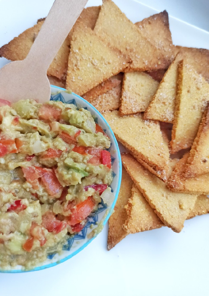 Una foto de Nachos saludables (Doritos fit)