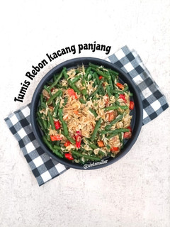 Foto resep Tumis Rebon kacang panjang