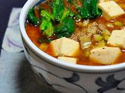 A picture of mapo tofu noodles
