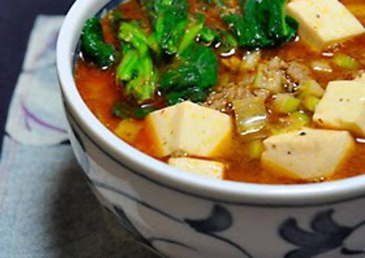 The Simple and Healthy Spicy! Mapo Noodles~ Mapo Tofu Ramen~