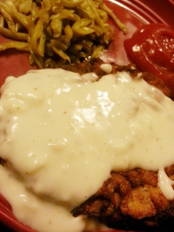 Easy Way Make Chicken Fried Steak &amp; Pepper Gravy the  Makes Drooling You can take Joss in your mouth