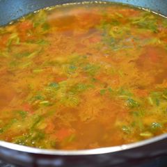 A picture of Spicy Tomato Soup (Tomato Rasam).