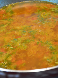 A picture of Spicy Tomato Soup (Tomato Rasam).
