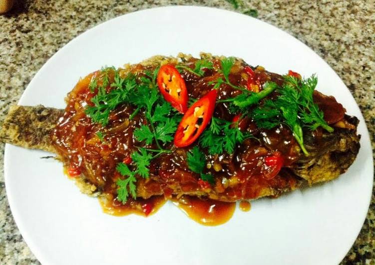 Easiest Way to Make Award-winning Kanya’s Fried Fish with Chili and Ginger Sauce