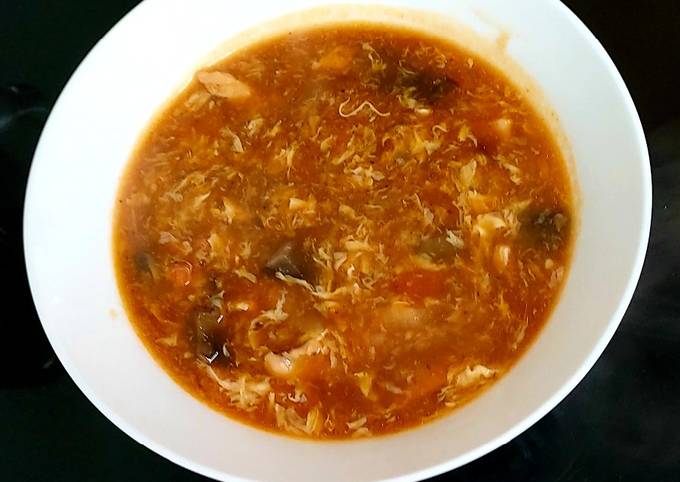 Hot &amp; Sour Soup with Chicken