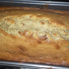 A picture of John's banana bread.