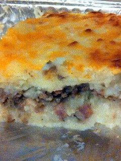 A picture of Elisa's Potato Meat Pie (Pastelon de Papa).