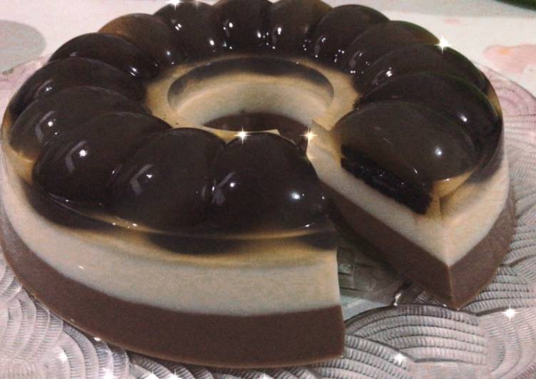 Puding Oreo