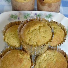 Oil-Free and Easy Okara Banana Muffins A picture of Oil-Free and Easy Okara Banana Muffins.