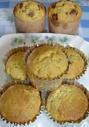 A picture of Oil-Free and Easy Okara Banana Muffins.
