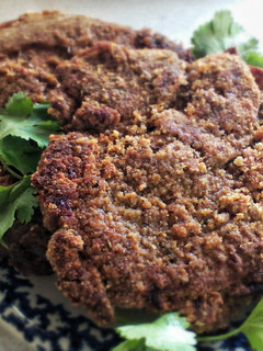 A picture of Savoury Parmesan Herb Pork Chops.