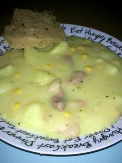 A picture of Winter Warmer Chowder.