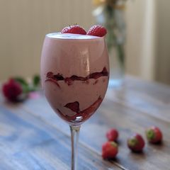 A picture of Fresh Strawberry Mousse.
