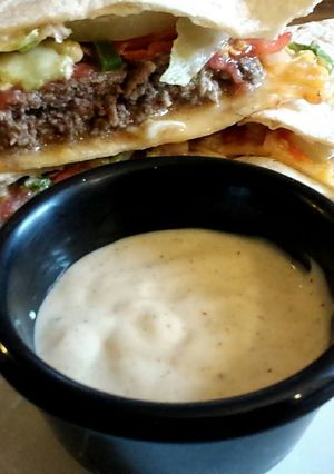 A picture of Quesadilla Burger.