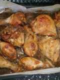 Chicken legs in date honey sauce