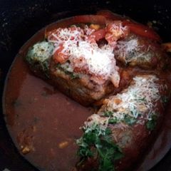 A picture of Braciole.
