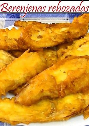 Una foto de Berenjenas Rebozadas sin huevo