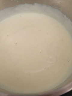 Una foto de Bechamel con maicena que me la enseñó miamiga Roser
