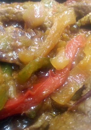 A picture of Easy Steak Fajitas.