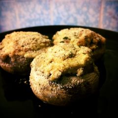 A picture of Mouth-Watering Stuffed Mushrooms.