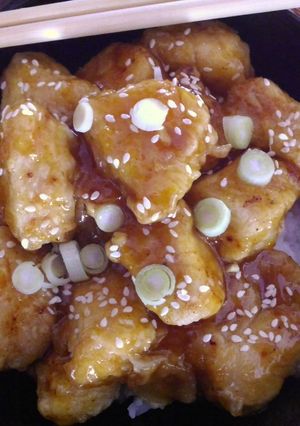 A picture of Chinese Orange Chicken.