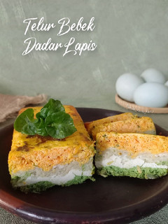 Foto resep Telur Bebek Dadar Lapis