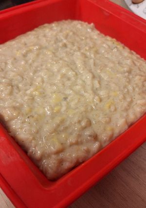 Une photo de Riz au lait banane