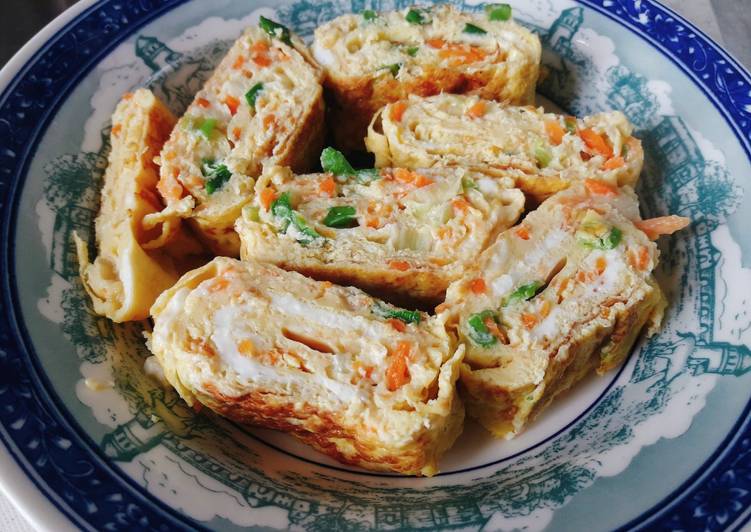 Cara Membuat Tamagoyaki telur gulung khas jepang Legit dan Nikmat!