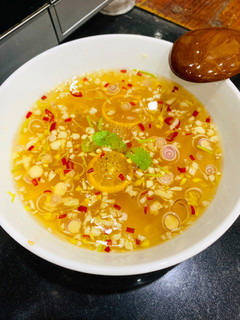 Hình của món MẮM CHẤM ỐC ~ ăn kèm Trứng cút lộn.