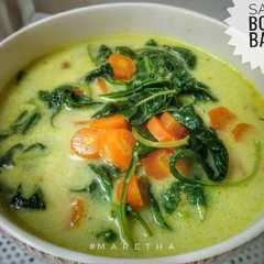 A picture of Sayur Bobor Bayam.
