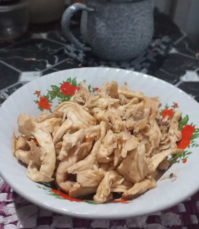 Foto resep Ayam Suwir Pedas Manis