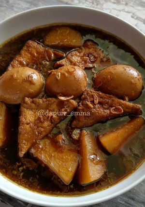 Foto resep Semur tahu telur