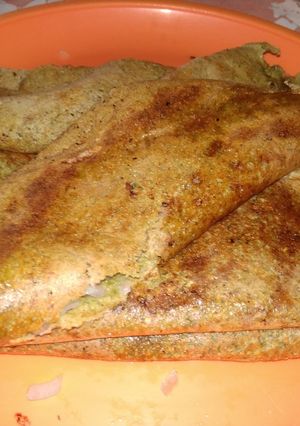 A picture of Pesarattu Upma.