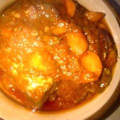 Carrot fish stew A picture of Carrot fish stew.