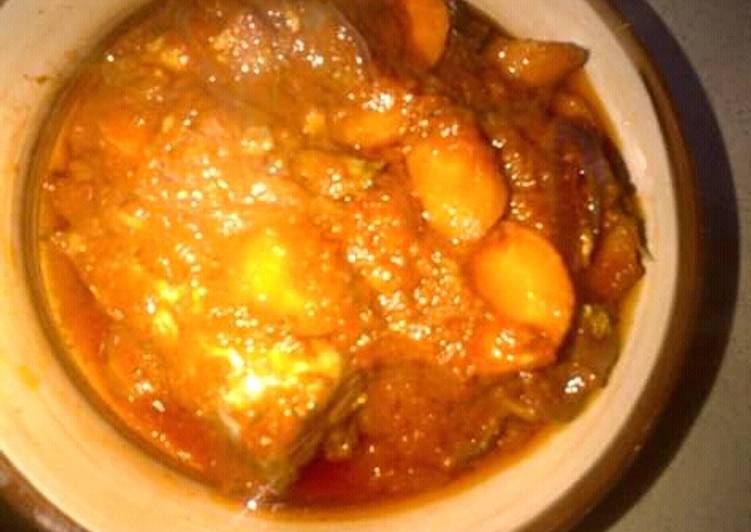Carrot fish stew