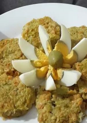 Una foto de Tortitas de verduras a la Francisco