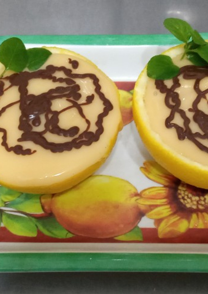 Una foto de POSTRE : Mi media naranja..