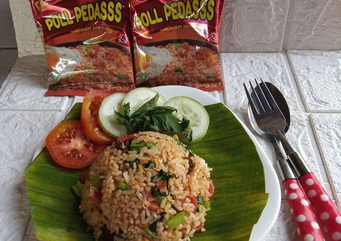 Recipe: Delicious Nasi Goreng Poll Pedas Ala Kobe